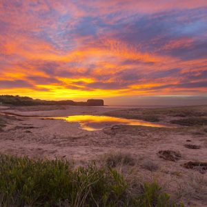 Sunrise at Bombo Beach